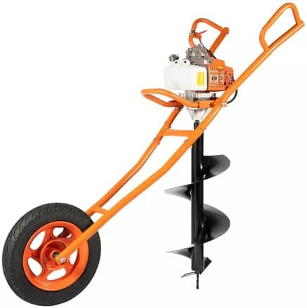 Post Hole Digger - Aardboor, 63CC 3PK 2-takt benzine aangedreven