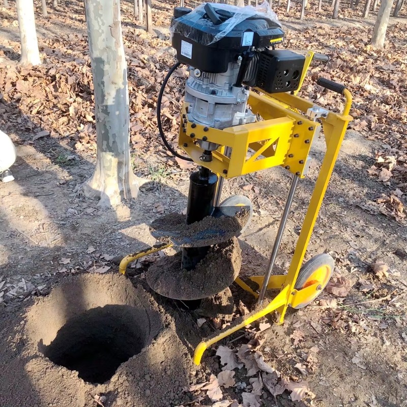 Post Hole Digger - 【Bestseller】Aangedreven tuinafscheidingpaal-gatboormachine, handbediende grondboor voor planten