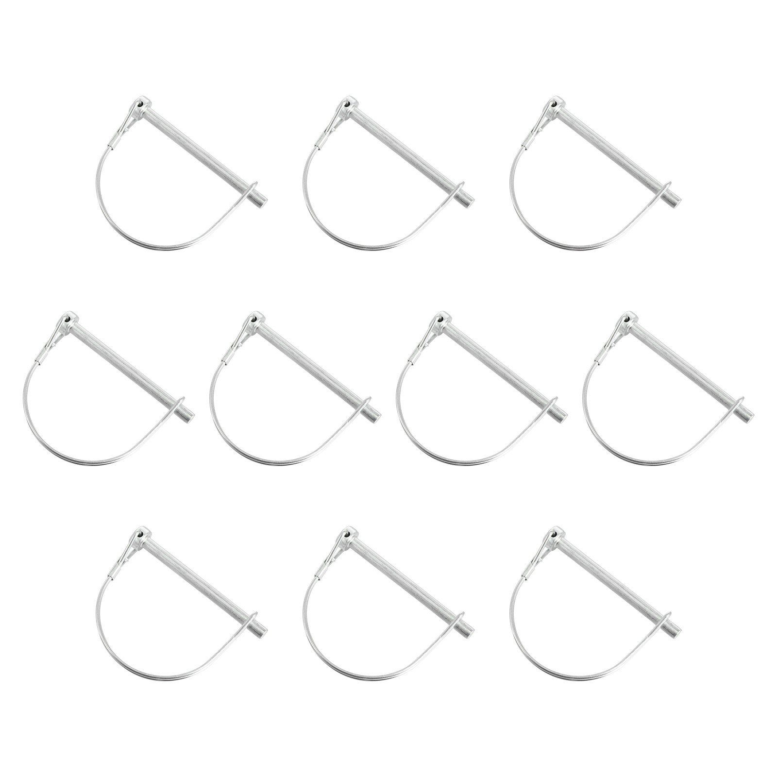 Heavy Equipment Quick Couplers - 10 stuks vierkante vergrendelpennen, heavy-duty D-vormige