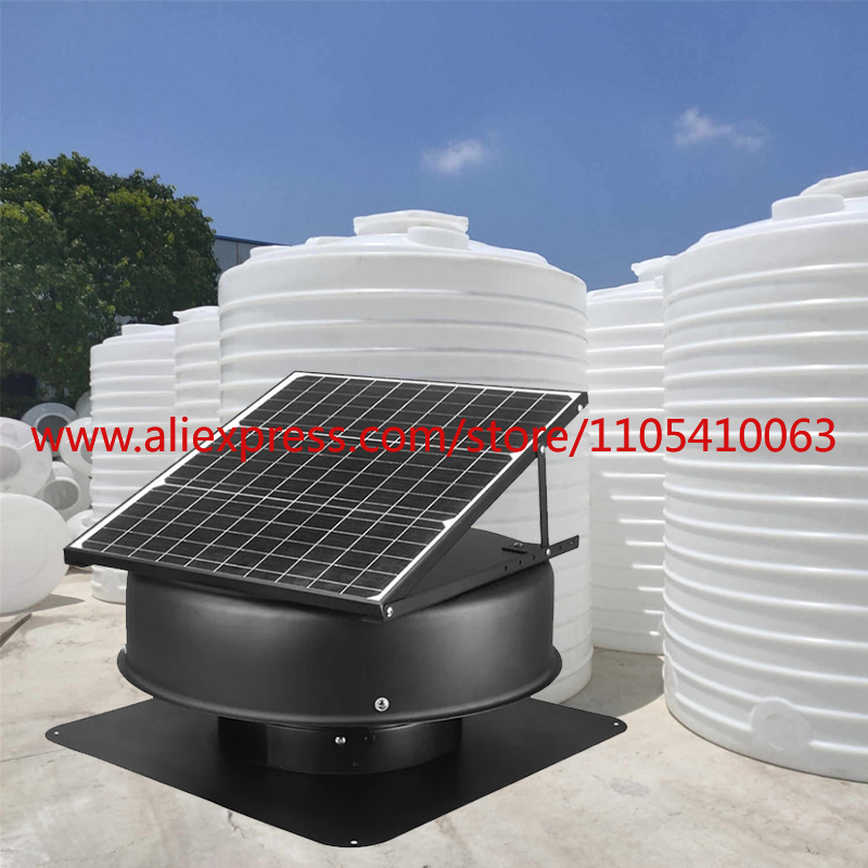 Exhaust Fan Industrial - 1 stuks 12-inch zonne-energie axiale ventilatie