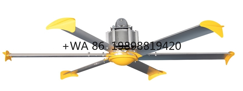 Exhaust Fan Industrial - PMSM-plafondventilatoren 2,5 m diameter HVLS-plafondventilatoren voor