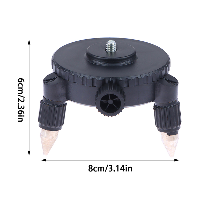 Laser Level Rotary - 360-graden rotatie basisniveaumeteradapter statiefbeugel met 1/4