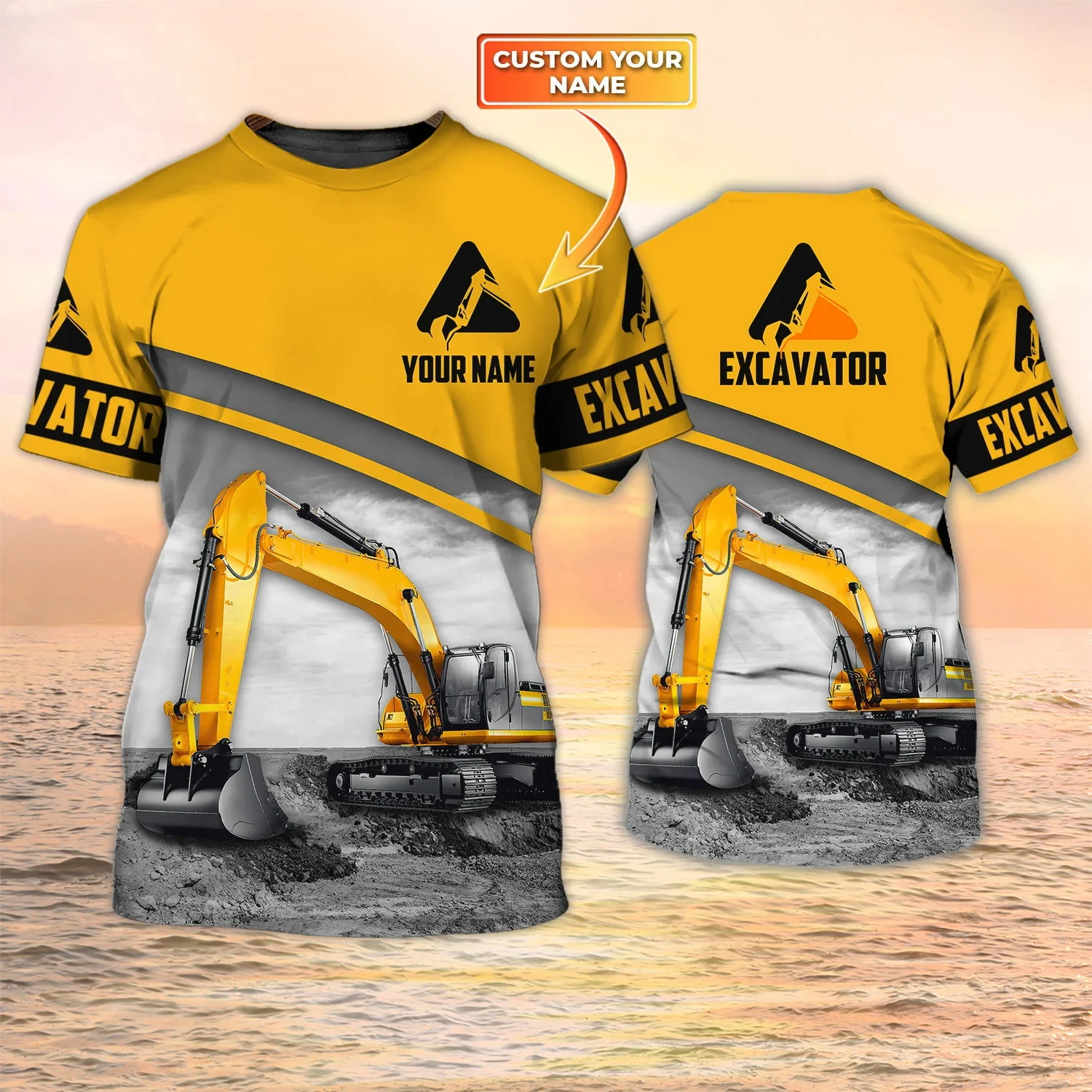 Heavy Equipment Names - Nieuwste Zomer Mode mannen T-shirt Zware