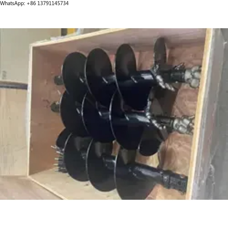 Post Hole Digger - Hydraulische grondboor voor shovel met knikbesturing