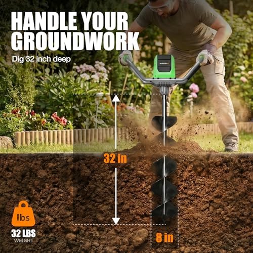 WORKPROX 40V elektrische grond - Post Hole Digger recensie en prijs