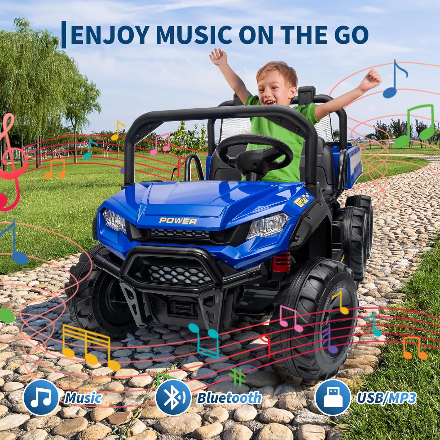 24V 4WD 2-persoons kinder elek - Dump Truck Toy recensie en prijs