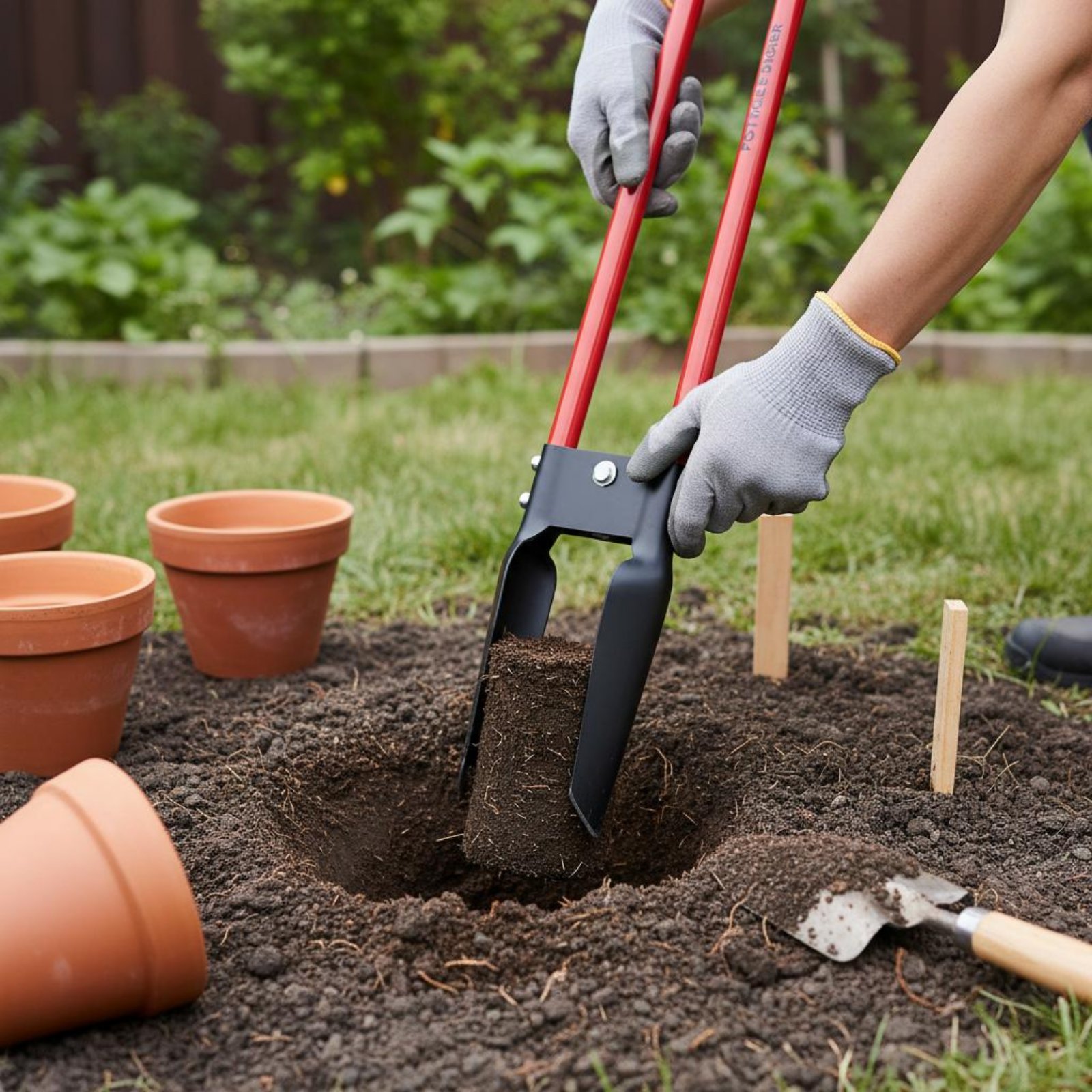 2-delige paalgatgraver Robuust - Post Hole Digger recensie en prijs