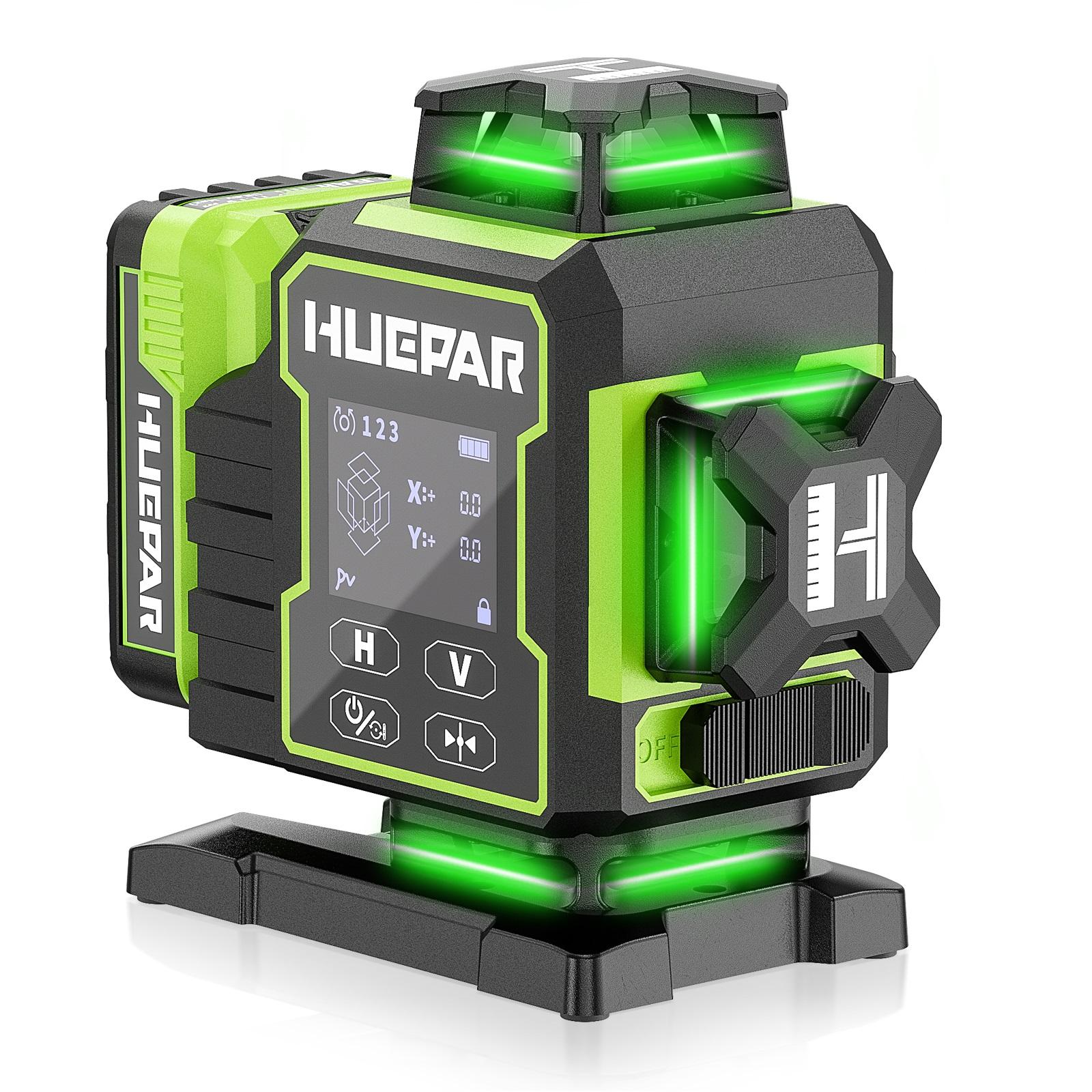 2026 Huepar W04CG Groene Laser - Laser Level Rotary recensie en prijs