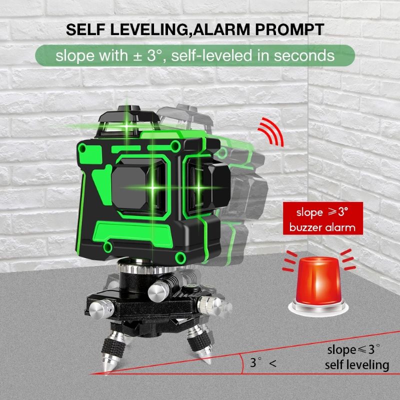 ATV3d 12-lijns buitenlaser voo - Laser Level Rotary recensie en prijs