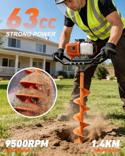 NEO-TEC 63CC Postgatboor op be - Post Hole Digger recensie en prijs