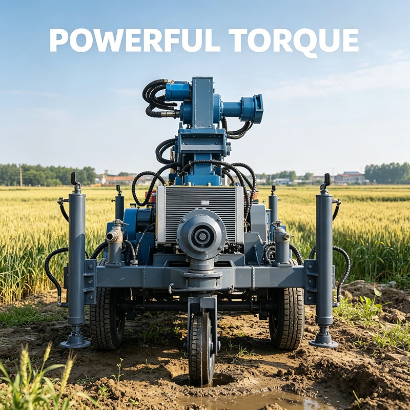 Zware rupsbanden waterputboori - Heavy Equipment Drilling Rig recensie en prijs