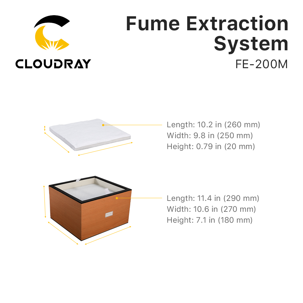 Cloudray Rookafzuigsysteem FE- - Laser Level Rotary recensie en prijs
