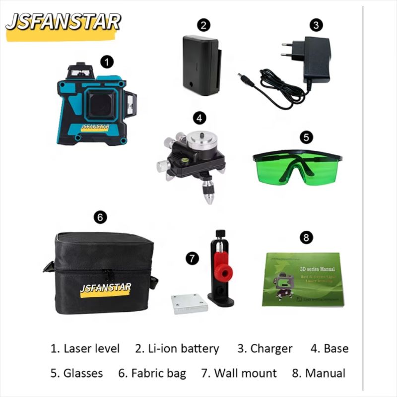 ATV3d 12 lijnen oplaadbare lit - Laser Level Rotary recensie en prijs