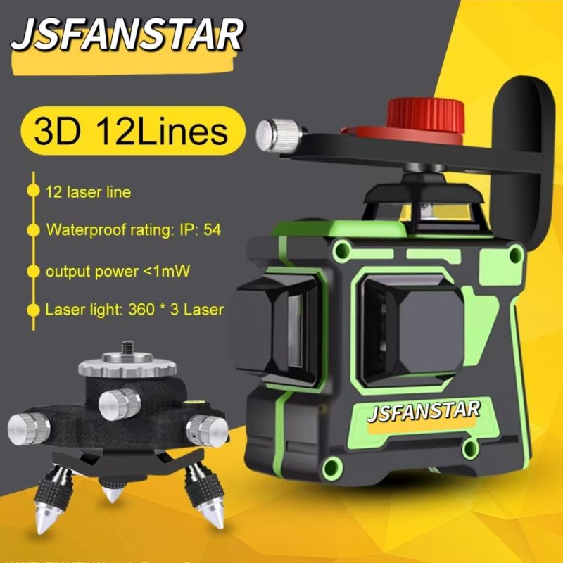 ATV3d 12 lijnen oplaadbare lit - Laser Level Rotary recensie en prijs