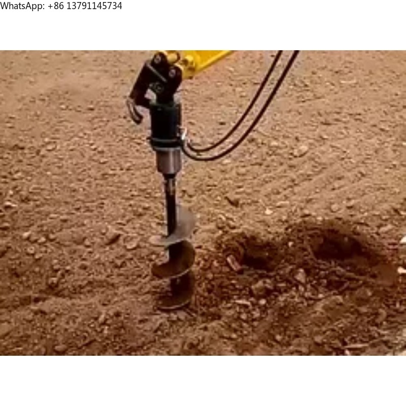Hydraulische grondboor voor sh - Post Hole Digger recensie en prijs